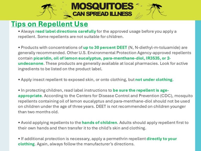 Mosquito Notice