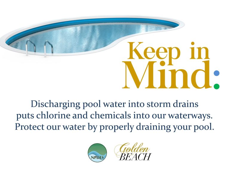 NPDES Pool Recycle Notice