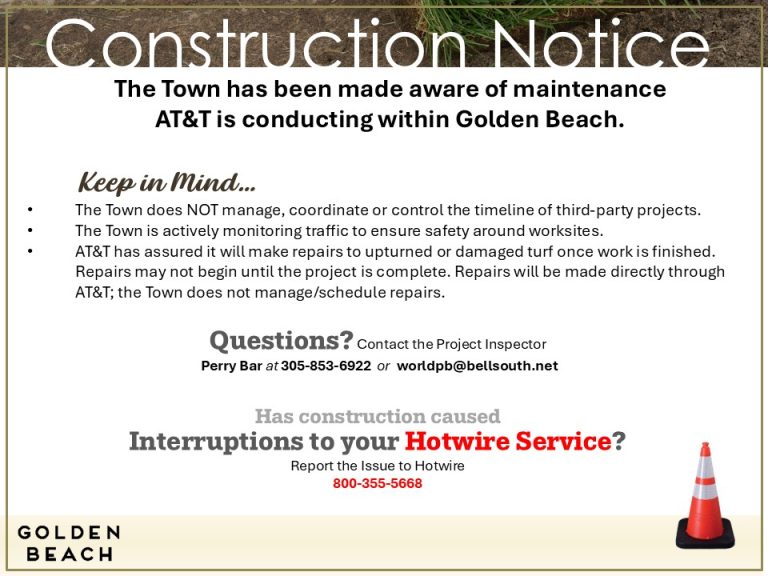 AT&T Construction Notice